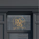 Weihnachtliche Schaufenster- und Wandsticker Happy 2025 120x130cm
