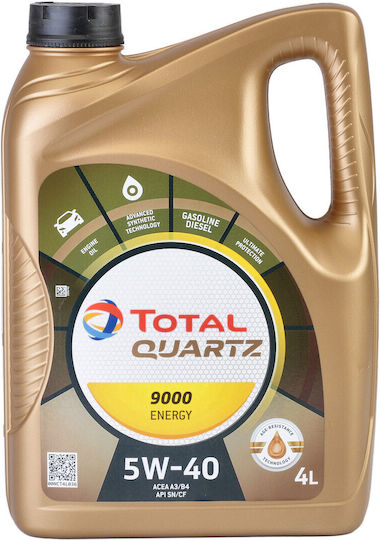 Total Quartz Energy 9000 Autopflegeöl 5W-40 4Es
