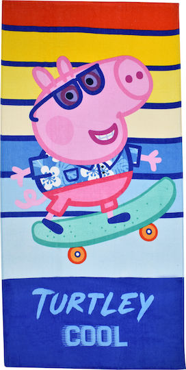 Stamion Beach Towel Peppa 140×70 Blue