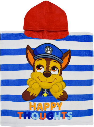 Stamion Poncho Paw Patrol White 50x100cm White
