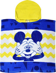Stamion Παιδικο Ποντσο Mickey 50x100cm Μπλε Stamion Παιδικο Ποντσο Mickey 50x100cm Μπλε