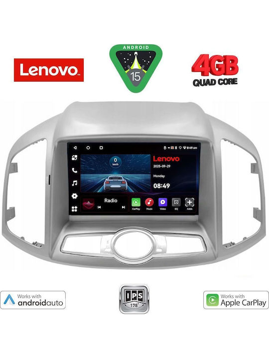 Lenovo Car Audio System for Chevrolet Captiva 2012 (Bluetooth/USB/AUX/WiFi/GPS/Apple-Carplay/Android-Auto) with Touch Screen 9"