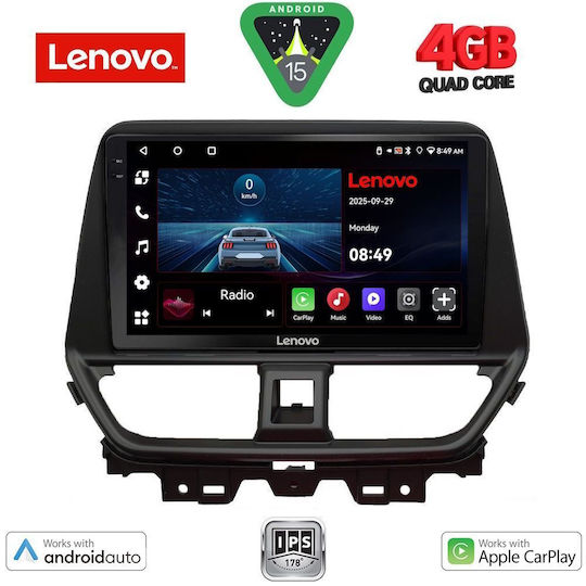Lenovo Car Audio System for Suzuki Baleno 2022 (Bluetooth/USB/AUX/WiFi/GPS/Apple-Carplay/Android-Auto) with Touch Screen 9"