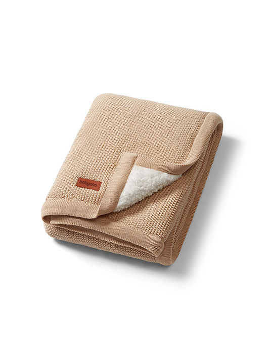 Babyono Decke Wickeltücher für Kinderzimmer Baumwolle Beige 75x100cm