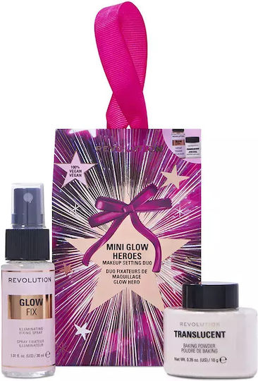 Revolution Beauty Mini Glow Heroes Σετ Μακιγιάζ για το Πρόσωπο 2τμχ