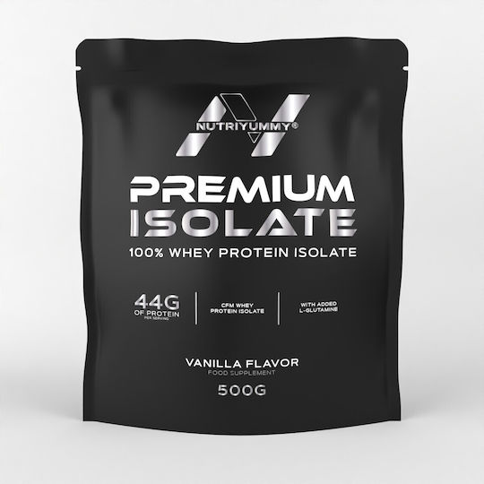 Nutriyummy Premium Isolate Πρωτεΐνη Ορού Γάλακτος με Γεύση Βανίλια 500gr