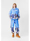 Sweatshirt mit Kapuze Blau