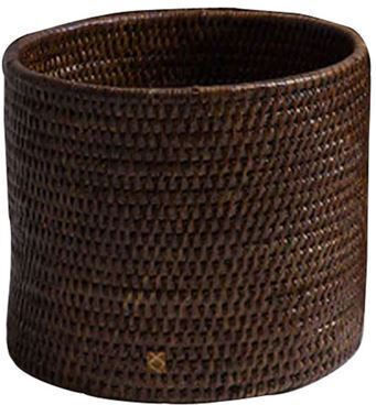 Μεσαίο Κασπώ Rattan Καφέ 25x25x20εκ.