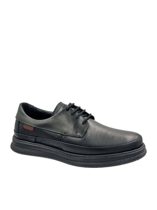 Men's Leather Casual Shoes Black