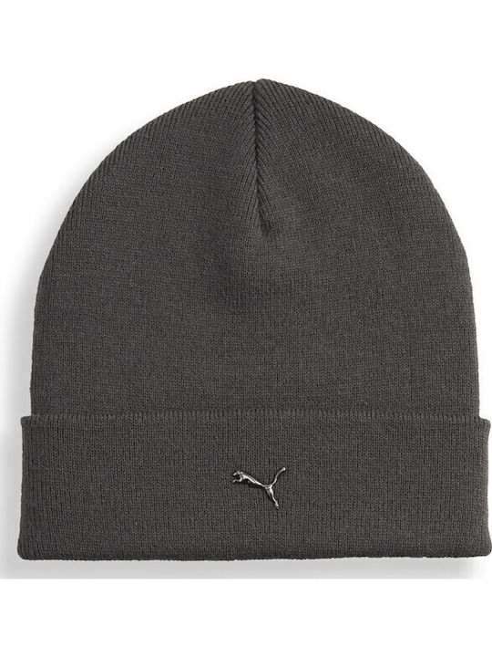 Beanie Ανδρικός Σκούφος Πλεκτός σε Γκρι χρώμα