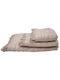 Sunshine Πετσέτα Προσώπου 111-143 50x90εκ. Μπεζ Βάρους 520gr/m²