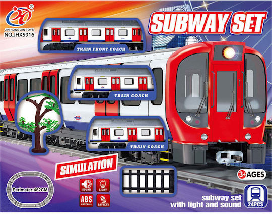 Set with Train with Sound and Light for 3+ years+ Years
