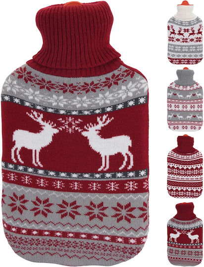 Weihnachtliche Flaschenabdeckung Kunststoff L33xB19cm.