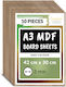 Creative Deco 10 X Foi De Lemn Mdf Stejar A3 42...