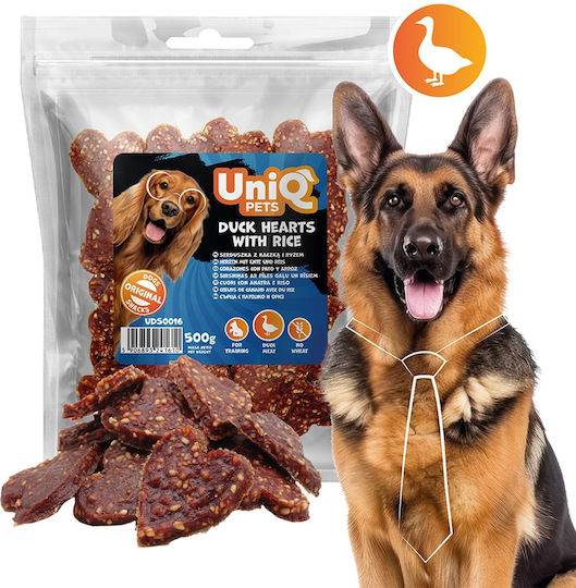 Uniq Treat Dog Treat with Duck and Rice 500gr