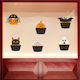 Halloween Schaufenster-Cupcakes 70x40cm