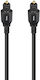 Audioquest Pearl Optical Audio Cable TOS male - TOS male Μαύρο 1.5m (CABPC249)