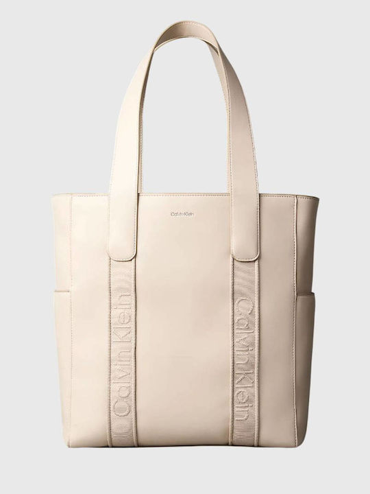 Calvin Klein Women's Tote Bag Ecru