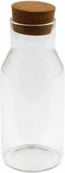 Glass Bottle Cork Lid 900ml/9x21cm