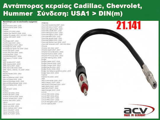 Auto-Multimedia-Adapter Cadillac Chevrolet Hummer 1531-01