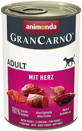 Animonda Gran Carno Nassfutter Hunde in Dose mit Rindfleisch und Fleisch 800gr