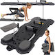 Placă Pliabilă De Antrenament Pilates Zola Extensii Mânere Push-up Tapis Cu Ecran Lcd 47 X 115 X 3 Cm Negru