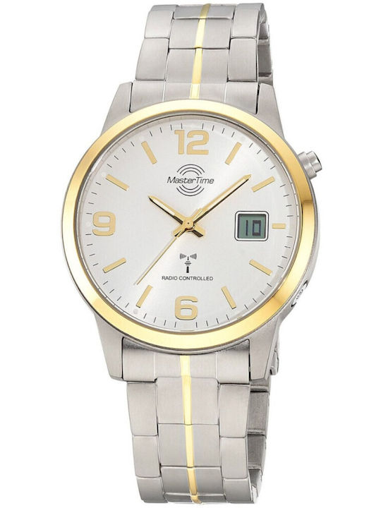 Master Time Men's Watch 40mm Battery with Silver Metal Bracelet