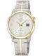 Master Time Men's Watch 40mm Battery with Silver Metal Bracelet