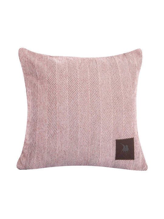 Das Home Μαξιλάρι Καναπέ Pink 42x42εκ.
