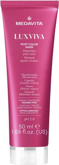 Medavita Luxviva Hair Mask for Color Protection 50ml