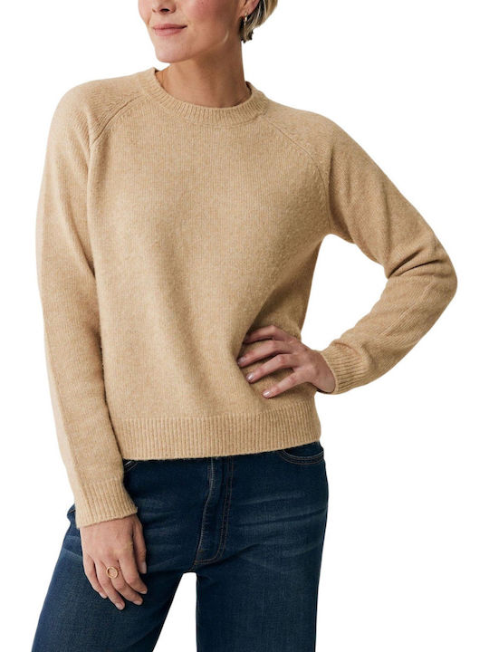 Women's Blouse Long Sleeve Beige