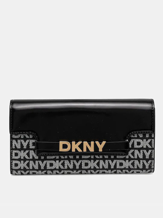 DKNY Avril Μεγάλο Γυναικείο Πορτοφόλι Μαύρο