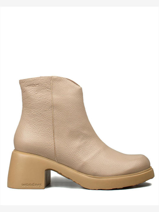 Wonders Wild Women's Ankle Boots Beige