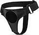 Schwarzes Verstellbares Strap-On Gurtzeug mit Saugnapf Easytoys Fetish Collection 58cm