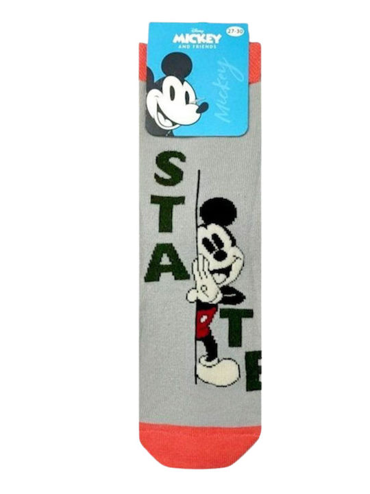 Disney Παιδικές Κάλτσες Mickey Γκρι