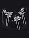 TakTakBaby Set of Kids Hair Clips with Hair Clip in Silver Color 3pcs