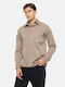 Μακρυμάνικo Overshirt Beige