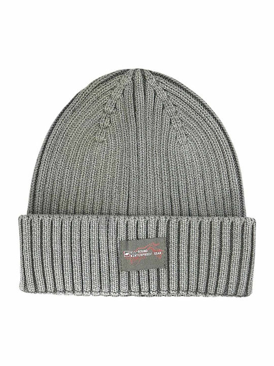 Beanie Beanie Knitted in Khaki color