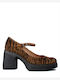 Pantofi cu toc Animal Print