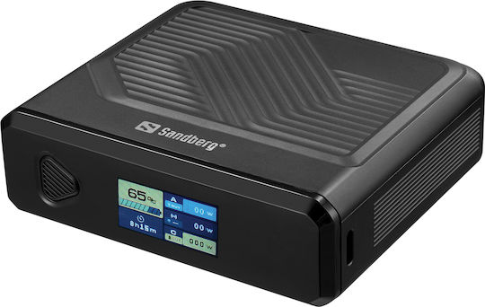 Sandberg Power Bank 20000mAh 100W mit USB-A Ausgangsanschlüsse und USB-C Ausgangsanschlüsse Power Delivery / Schnellladung Schwarz