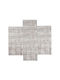 Polcarpet Merry Venice Modern Bedroom Rugs Set Vison Gold Polcarpet 9999991329010 3pcs
