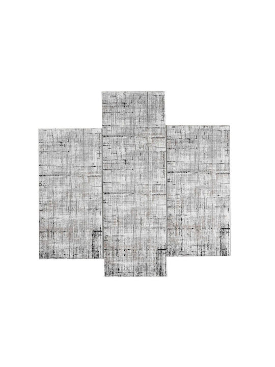 Polcarpet Merry Venice Σετ Μοντέρνα Χαλιά Κρεβατοκάμαρας Grey Black Polcarpet 9999991329058 3τμχ