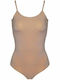 Helios Women's Bodysuit Spaghetti 2 Pieces Beige