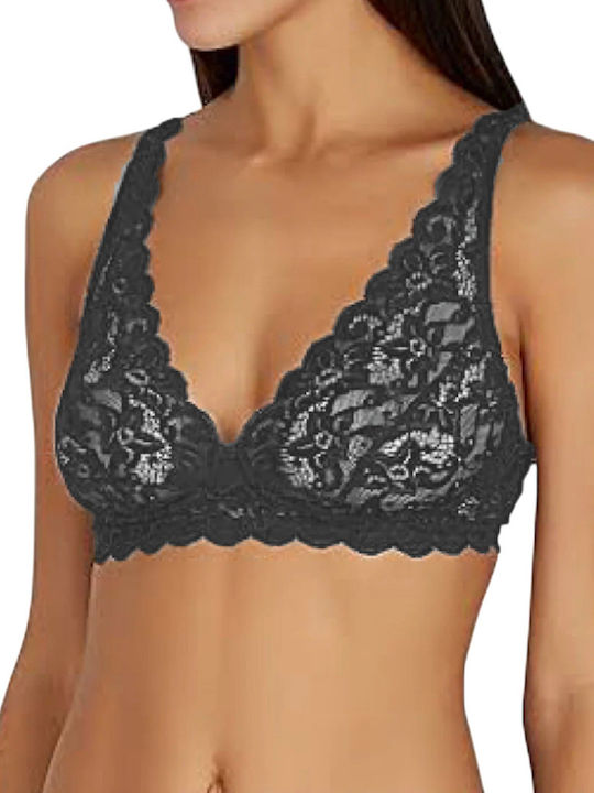 Hanro Women's Bralette Bra Gray