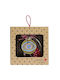 Kalliopi Silver Handmade Hanging Lucky Charm Gold made of Wood 2026 17.5x18cm 1pcs