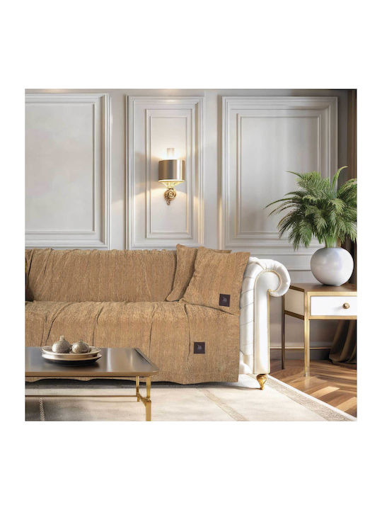 Das Home Essential 3949 Three-Seater Sofa Throw...