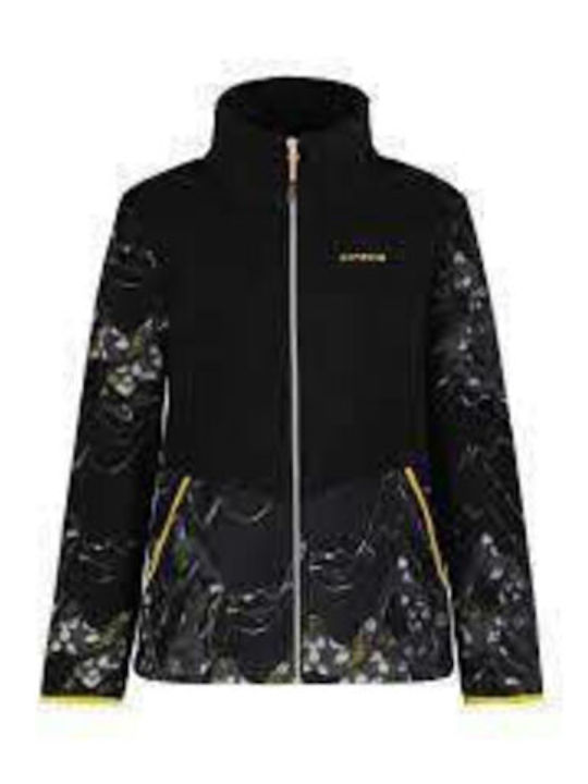 Kids Cardigan Fleece Black