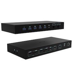 i-tec KVM Dock PRO 3 Док / USB-C Докинг станция 4K PD Ethernet