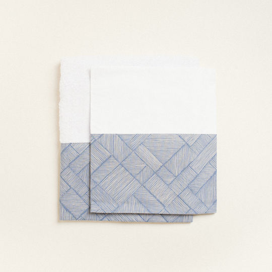 Beauty Home Christening Oilcloths Diagonal Lines Ecru 3 Pieces