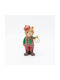 Eurolamp Decorative Polyresin Bear Vintage Cart Green Shirt 7x12.5cm